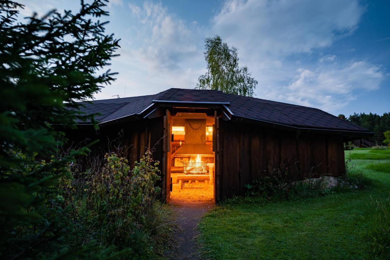 Vyhlídkový srub na kraji Brd Hurky (Plzen) Exterior foto